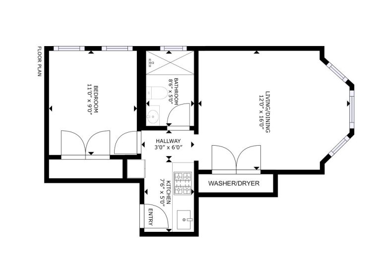 gloucester-one-bedroom-floor-plan