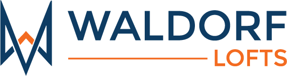 Waldorf Lofts logo – luxury Boston loft apartments in a modern downtown building